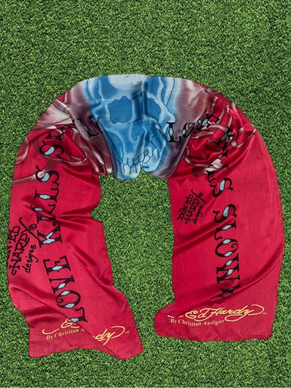 Ed Hardy by Crristian Audigier ‘LOVE KILLS SLOWLY' Scarves
